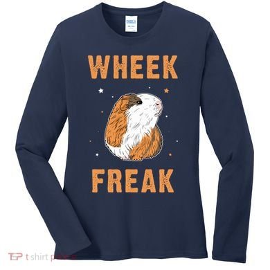 Wheek Freak Guinea Pig Women's Long Sleeve Shirt