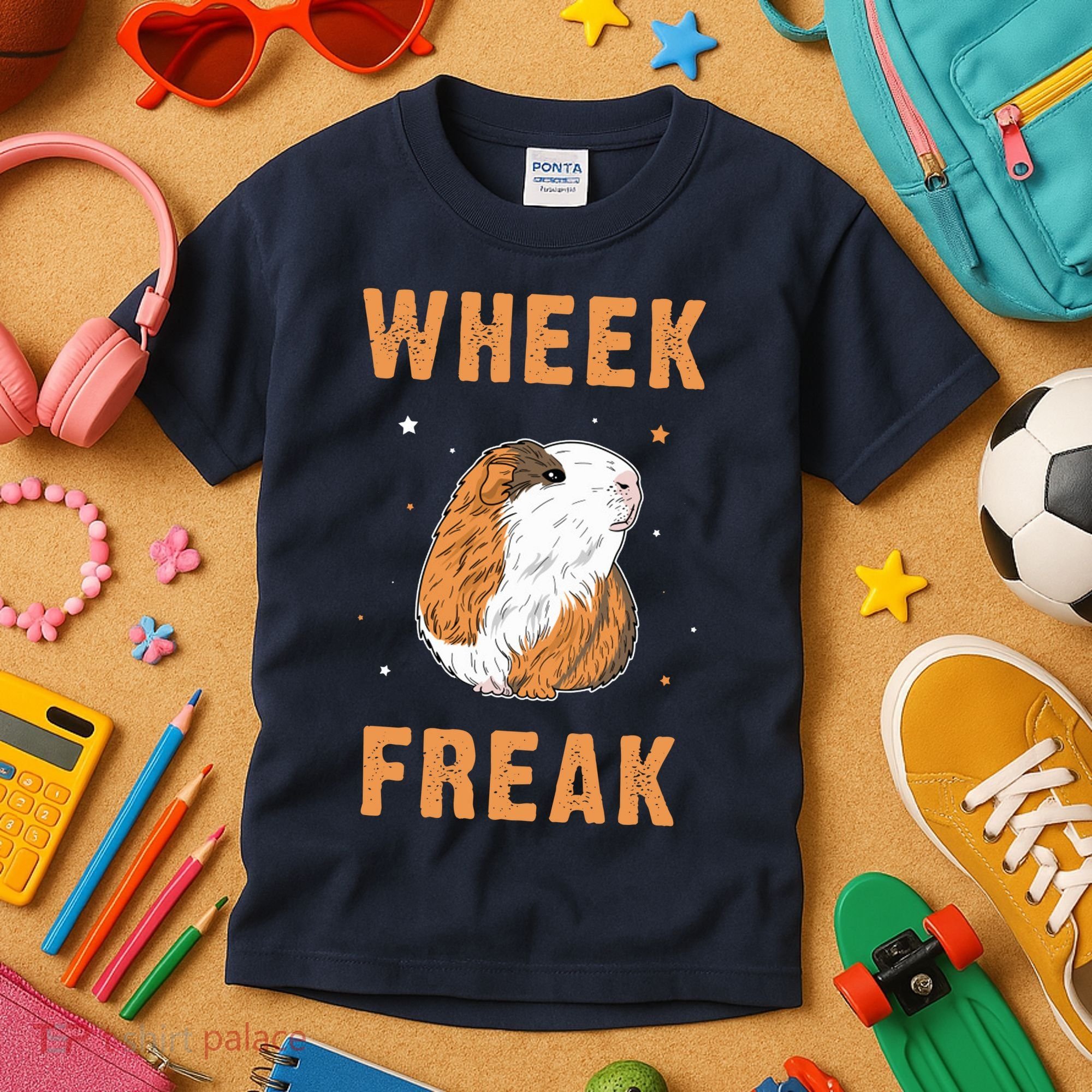 Wheek Freak Guinea Pig Kids T-Shirt