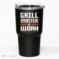 World Famous Grill Master At Work - Funny Grillmaster BBQ Tumbler thumb 0