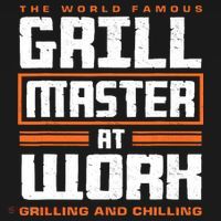 World Famous Grill Master At Work - Funny Grillmaster BBQ PosiCharge Competitor Tank thumb 2