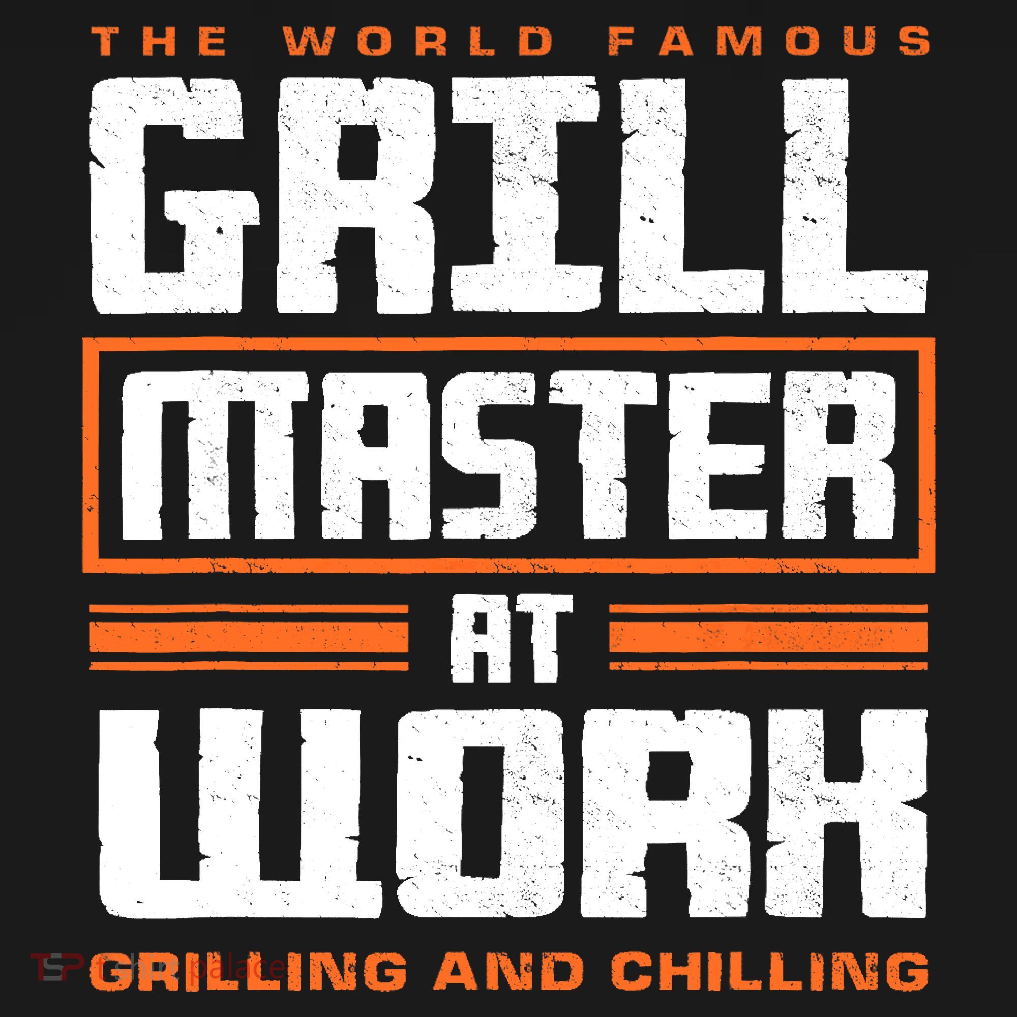 World Famous Grill Master At Work - Funny Grillmaster BBQ PosiCharge Competitor Tank