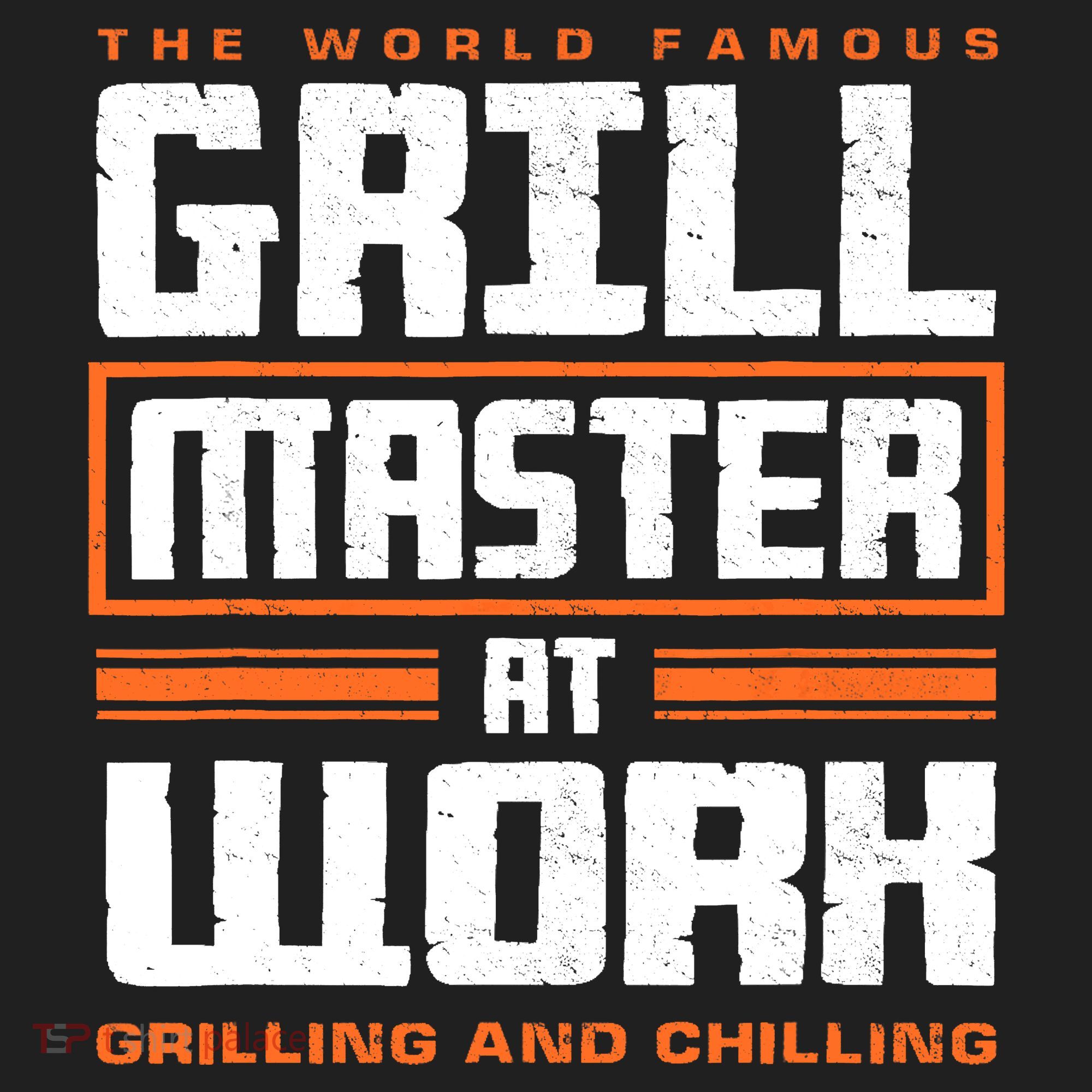 World Famous Grill Master At Work - Funny Grillmaster BBQ Sport-Tek Posi-UV Pro Polo