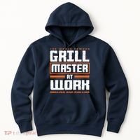 World Famous Grill Master At Work - Funny Grillmaster BBQ Hoodie thumb 0