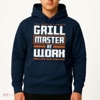 World Famous Grill Master At Work - Funny Grillmaster BBQ Hoodie thumb 2