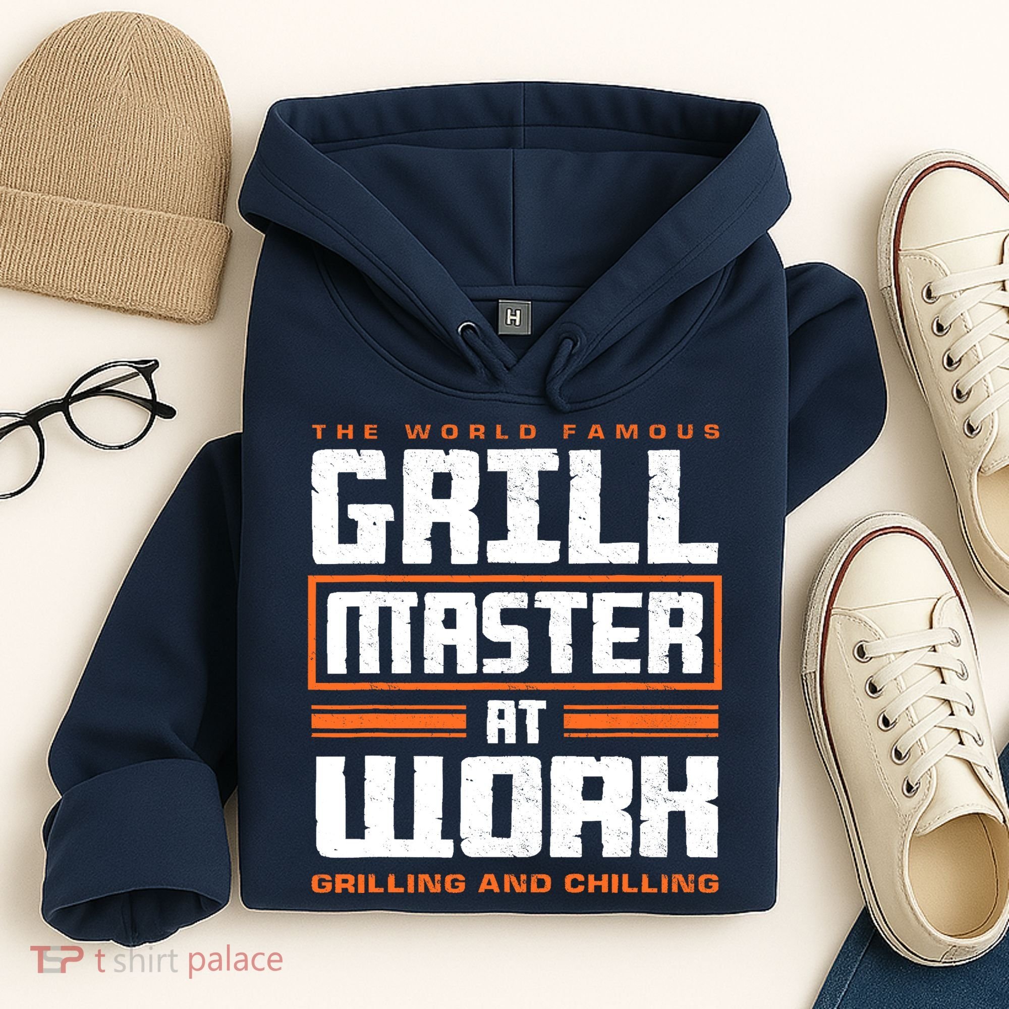 World Famous Grill Master At Work - Funny Grillmaster BBQ Hoodie