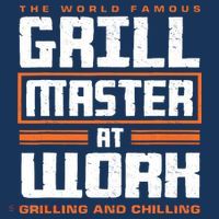 World Famous Grill Master At Work - Funny Grillmaster BBQ Sweatshirt thumb 3