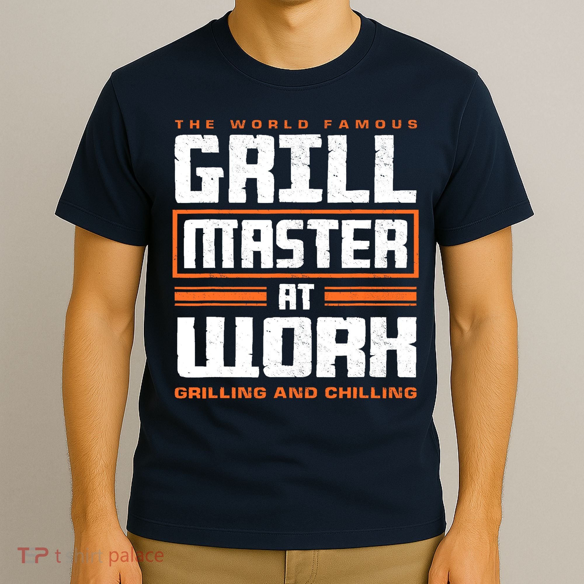 World Famous Grill Master At Work - Funny Grillmaster BBQ T-Shirt
