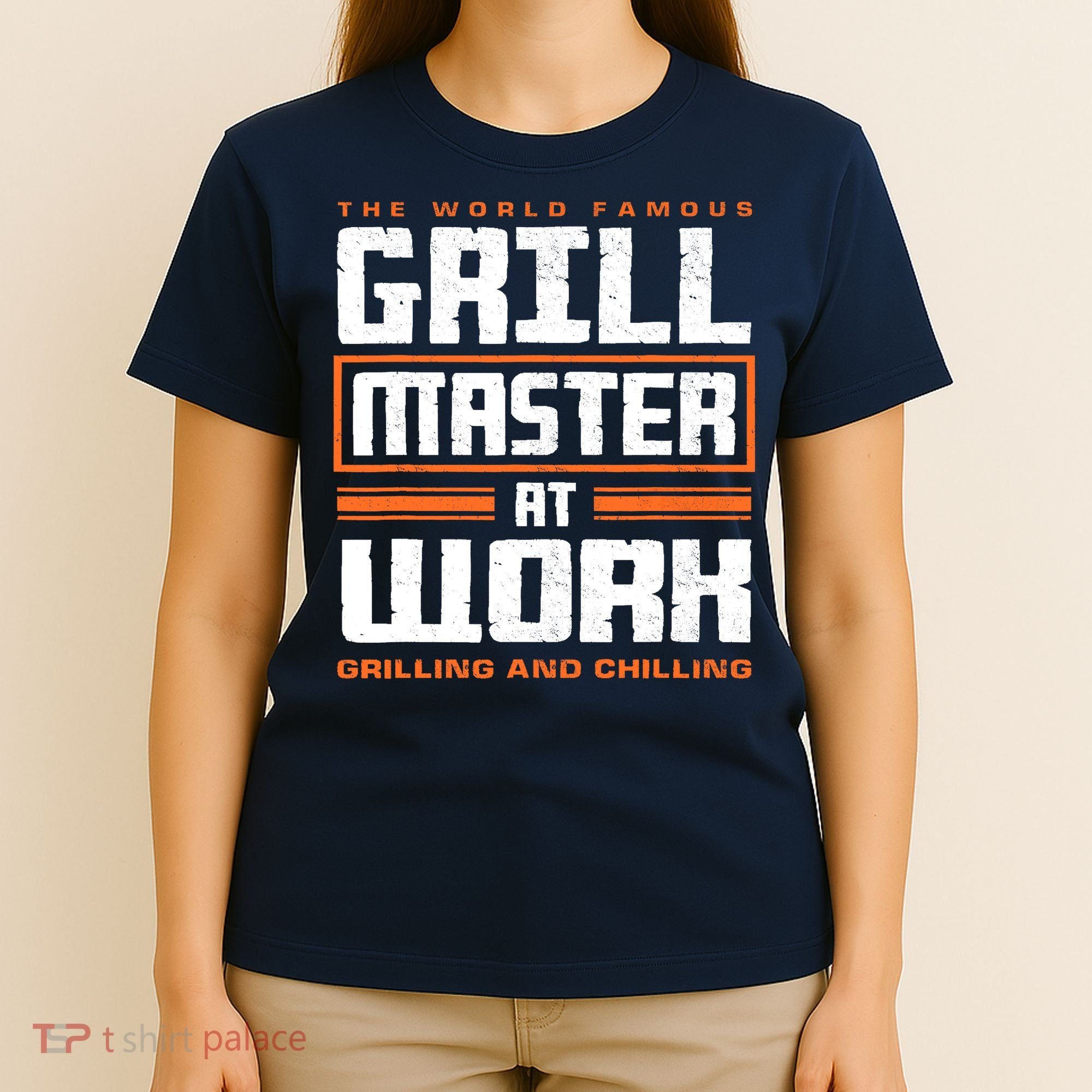 World Famous Grill Master At Work - Funny Grillmaster BBQ T-Shirt