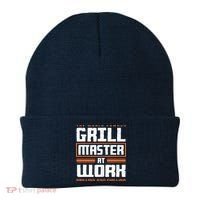 World Famous Grill Master At Work - Funny Grillmaster BBQ Beanie thumb 0