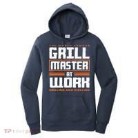 World Famous Grill Master At Work - Funny Grillmaster BBQ Women's Hoodie thumb 0