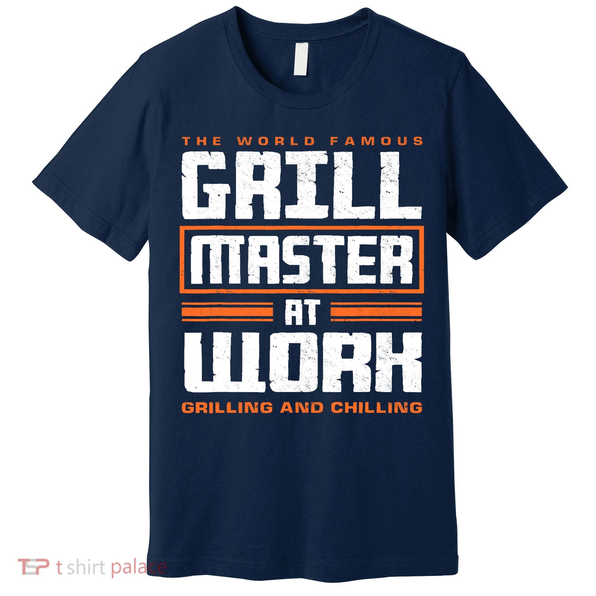 World Famous Grill Master At Work - Funny Grillmaster BBQ Premium T-Shirt