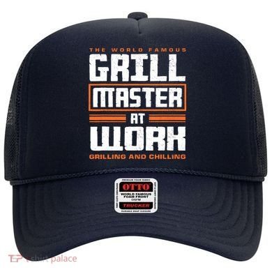 World Famous Grill Master At Work - Funny Grillmaster BBQ Hat