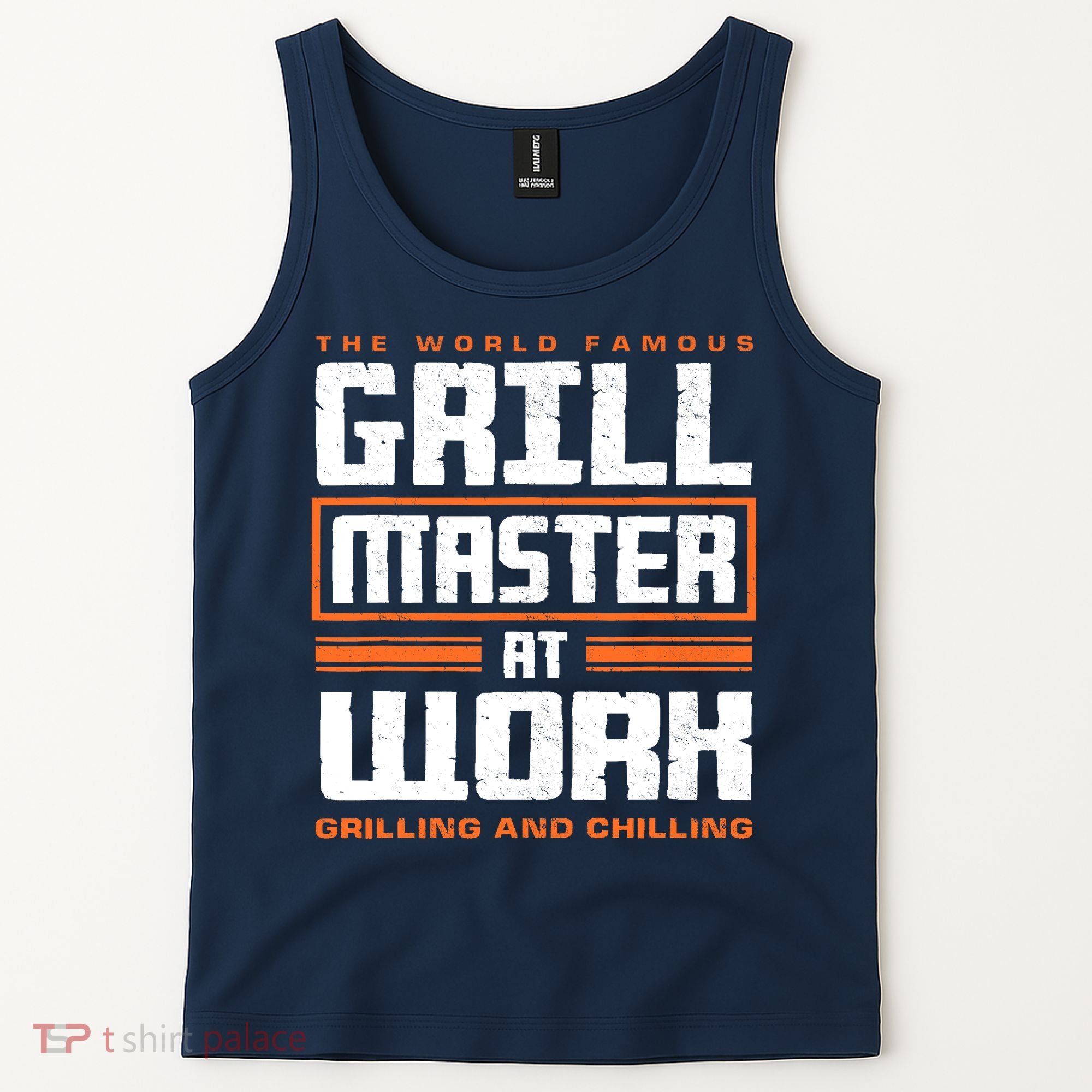 World Famous Grill Master At Work - Funny Grillmaster BBQ Tank Top