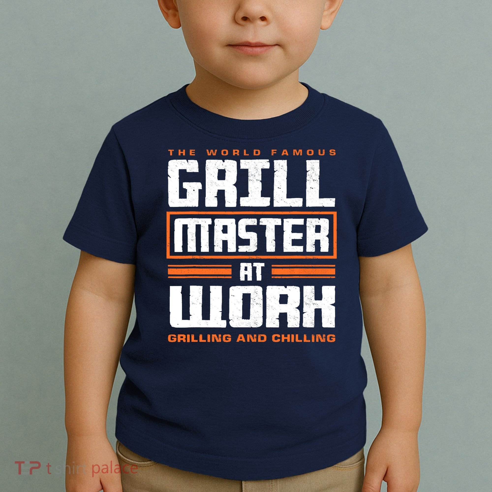 World Famous Grill Master At Work - Funny Grillmaster BBQ Toddler T-Shirt