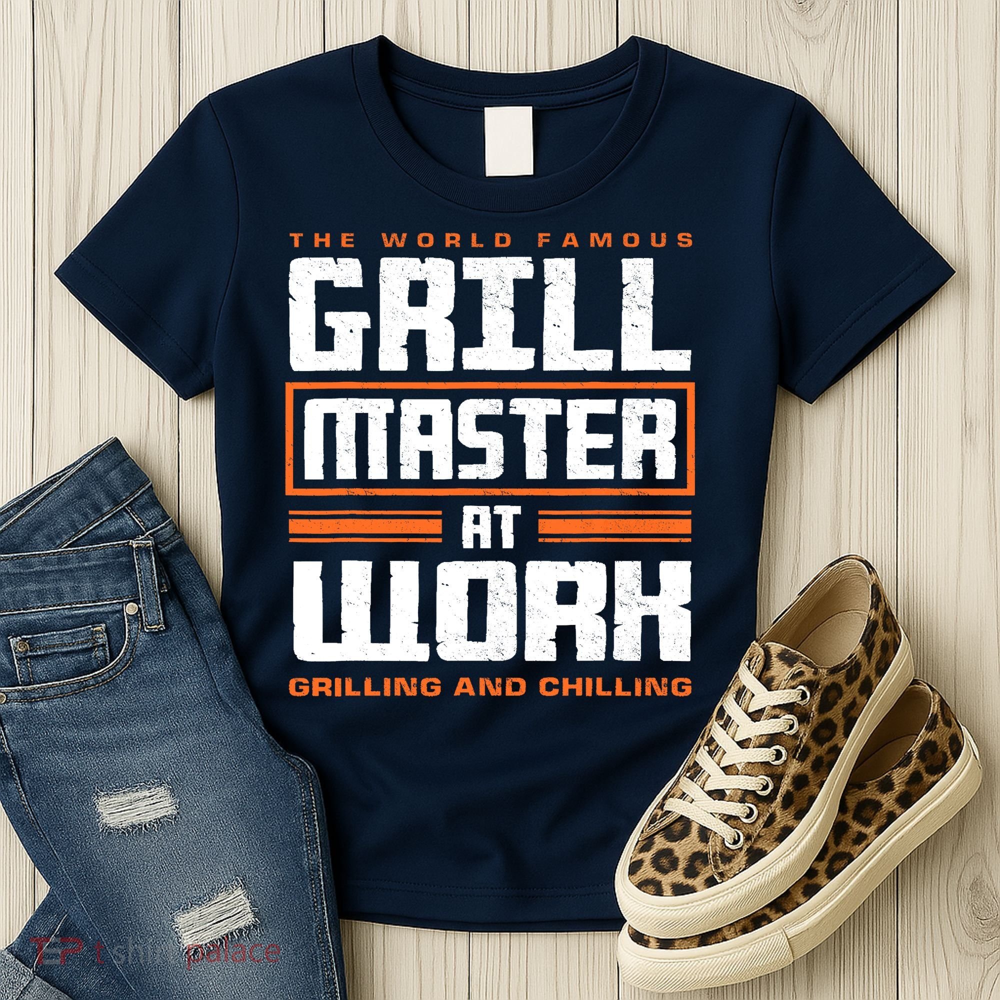 World Famous Grill Master At Work - Funny Grillmaster BBQ Women's T-Shirt