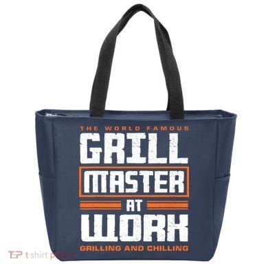 World Famous Grill Master At Work - Funny Grillmaster BBQ Bag