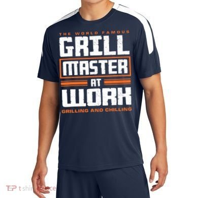 World Famous Grill Master At Work - Funny Grillmaster BBQ Soccer Jersey