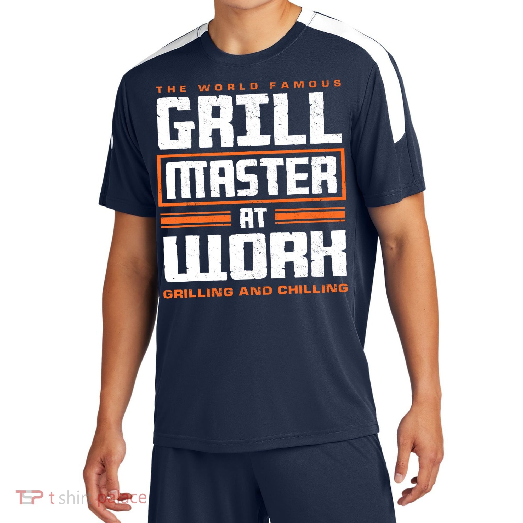 World Famous Grill Master At Work - Funny Grillmaster BBQ Sport-Tek Competitor United Soccer Jersey