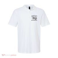 Woodchuck Funny Groundhog With Chainsaw Polo thumb 0
