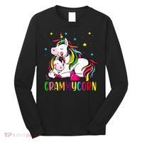 Womens Funny Grammycorn Unicorn Costume Grammy Mom Mother's Day Long Sleeve Shirt thumb 0