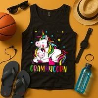 Womens Funny Grammycorn Unicorn Costume Grammy Mom Mother's Day Tank Top thumb 4