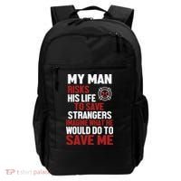Women Firefighter Gift For Fireman Wife Girlfriend Backpack thumb 0
