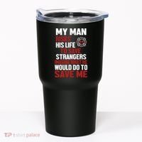 Women Firefighter Gift For Fireman Wife Girlfriend Tumbler thumb 0