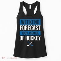 Weekend Forecast Hockey Women's Tank Top thumb 0