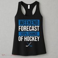 Weekend Forecast Hockey Women's Tank Top thumb 3
