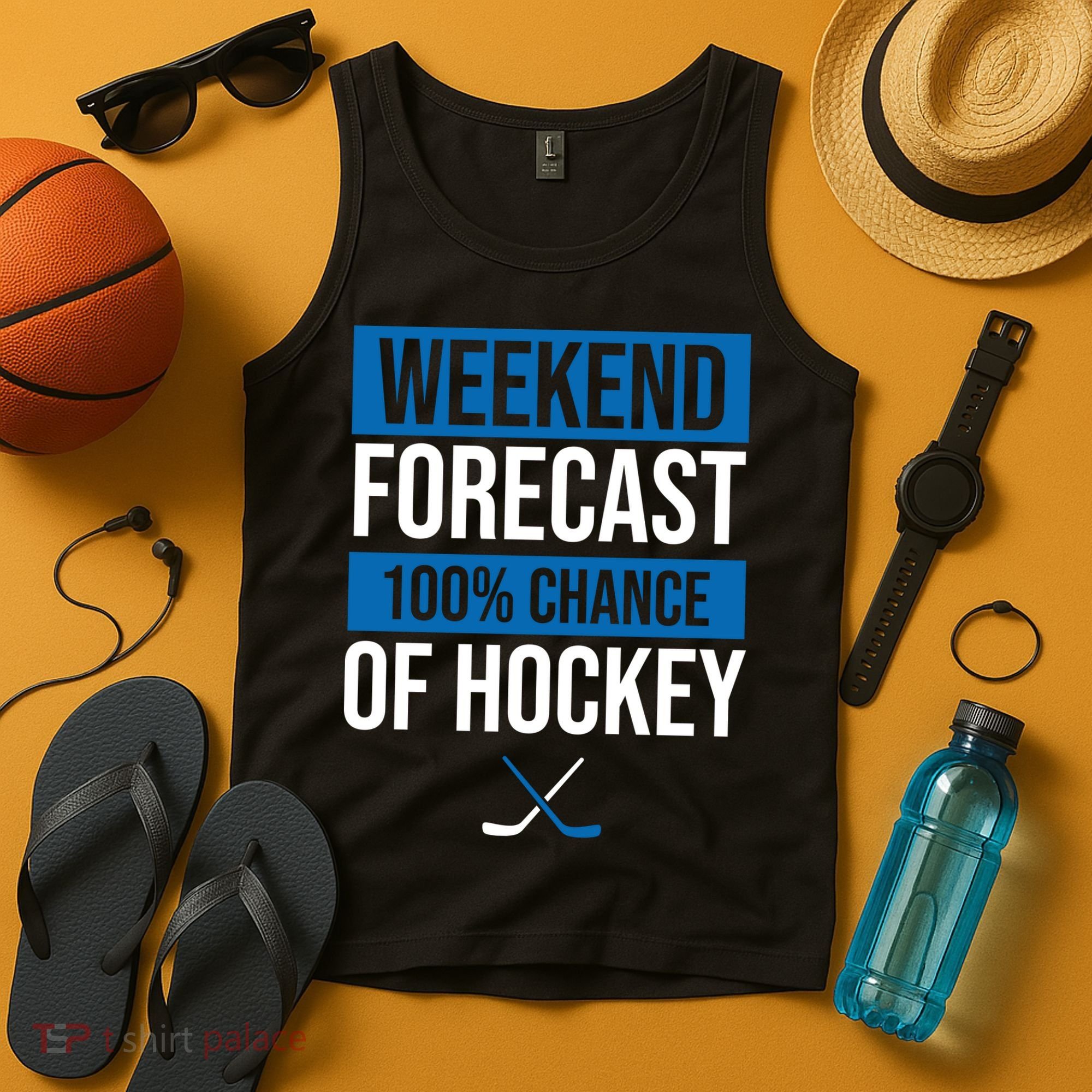 Weekend Forecast Hockey Tank Top