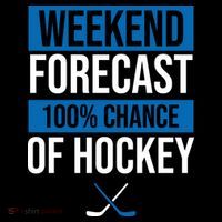 Weekend Forecast Hockey Tank Top thumb 6