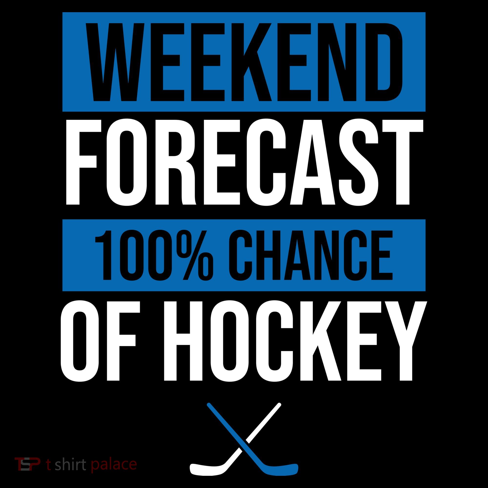 Weekend Forecast Hockey Tank Top