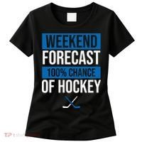 Weekend Forecast Hockey Women's T-Shirt thumb 0