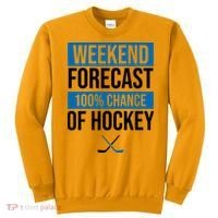 Weekend Forecast Hockey Sweatshirt thumb 0