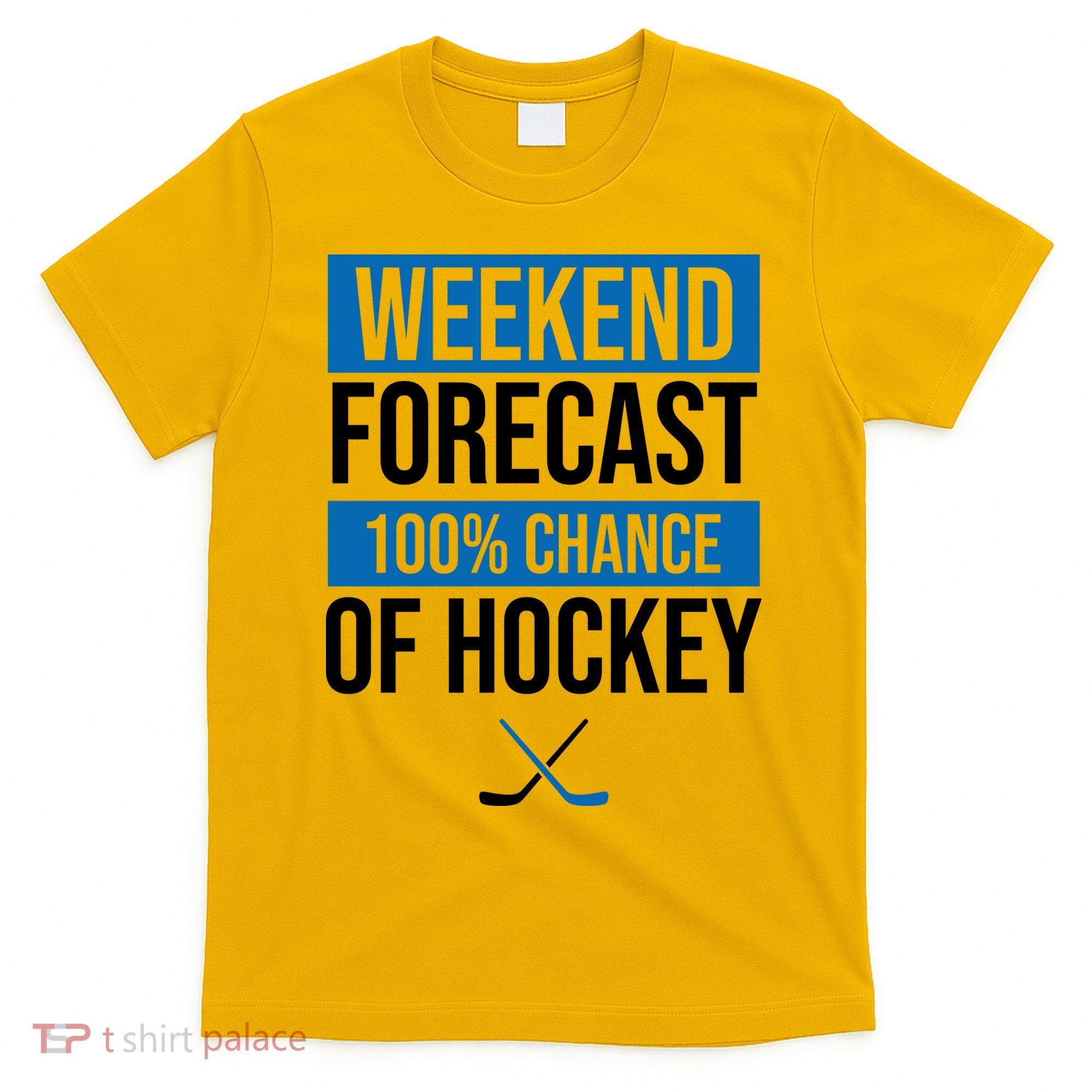 Weekend Forecast Hockey T-Shirt