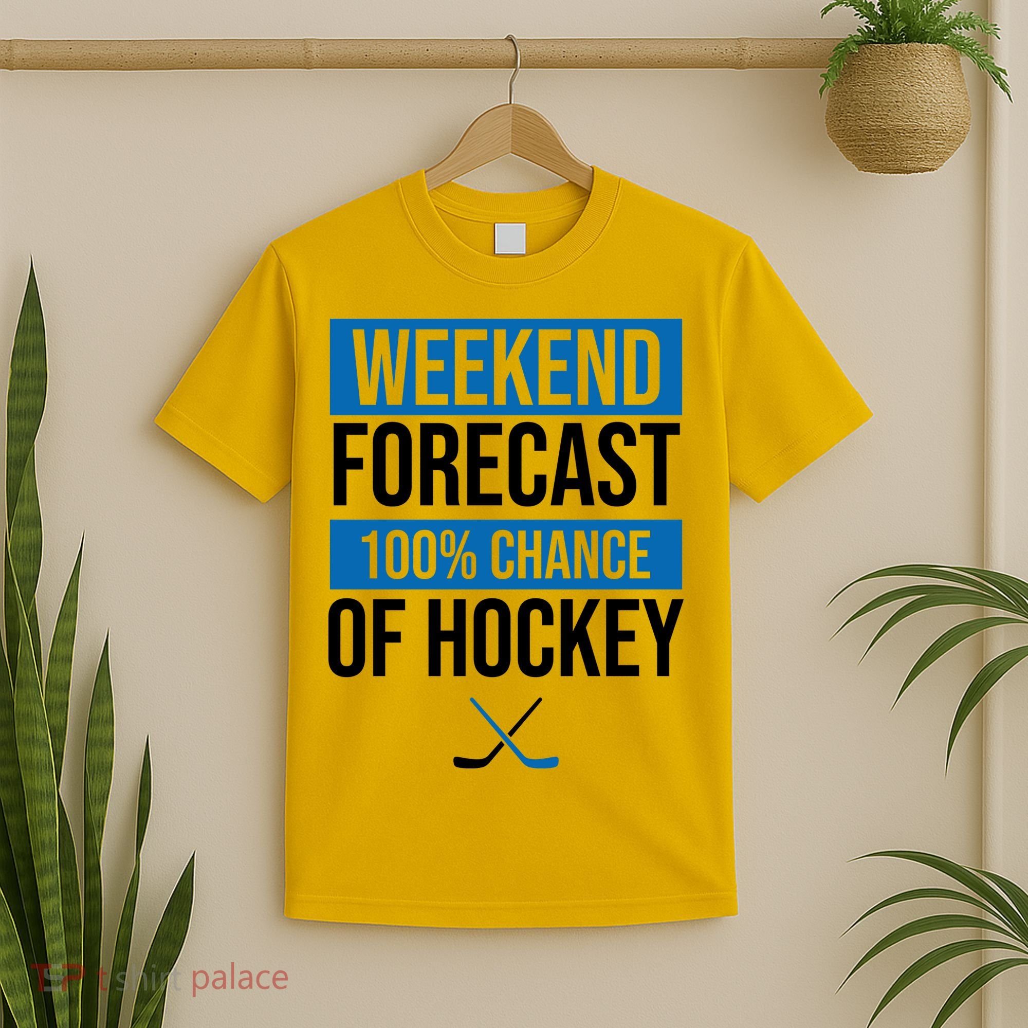 Weekend Forecast Hockey T-Shirt