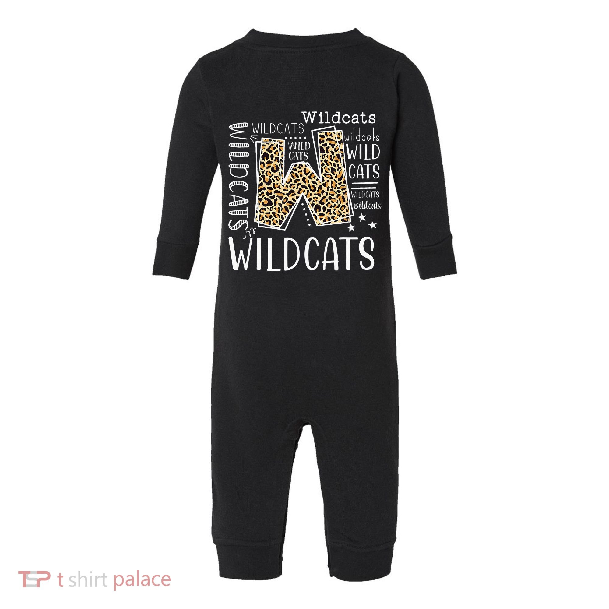 Wildcats Fanatic Hilarious Wildcat Enthusiast Gift Infant Fleece One Piece