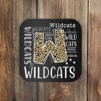 Wildcats Fanatic Hilarious Wildcat Enthusiast Gift Coaster thumb 0