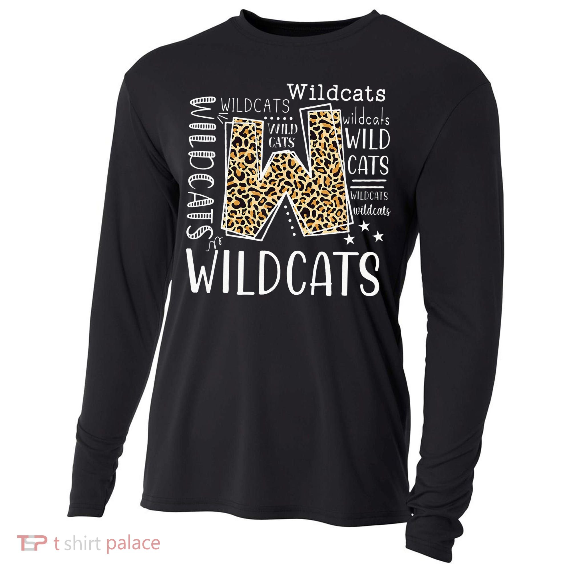 Wildcats Fanatic Hilarious Wildcat Enthusiast Gift Cooling Performance Long Sleeve Crew