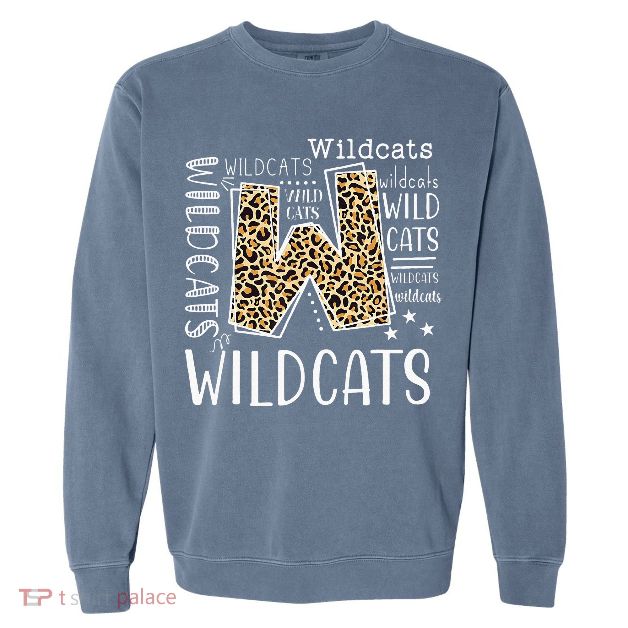 Wildcats Fanatic Hilarious Wildcat Enthusiast Gift Garment-Dyed Sweatshirt