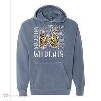 Wildcats Fanatic Hilarious Wildcat Enthusiast Gift Comfort Colors Garment-Dyed Hooded Sweatshirt thumb 0