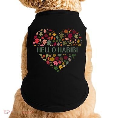 Welcome Fall Hello Habibi Gift Doggie Tank