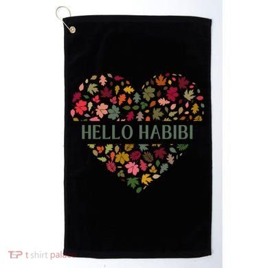 Welcome Fall Hello Habibi Gift Golf Towel