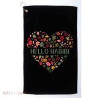 Welcome Fall Hello Habibi Gift Golf Towel thumb 0