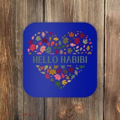 Welcome Fall Hello Habibi Gift Coaster