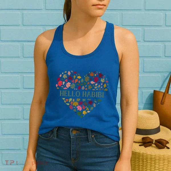Welcome Fall Hello Habibi Gift Women's Tank Top