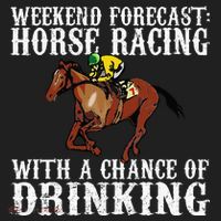Weekend Forecast Horse Racing Chance Of Drinking Derby Gift Women's Sweatshirt thumb 2