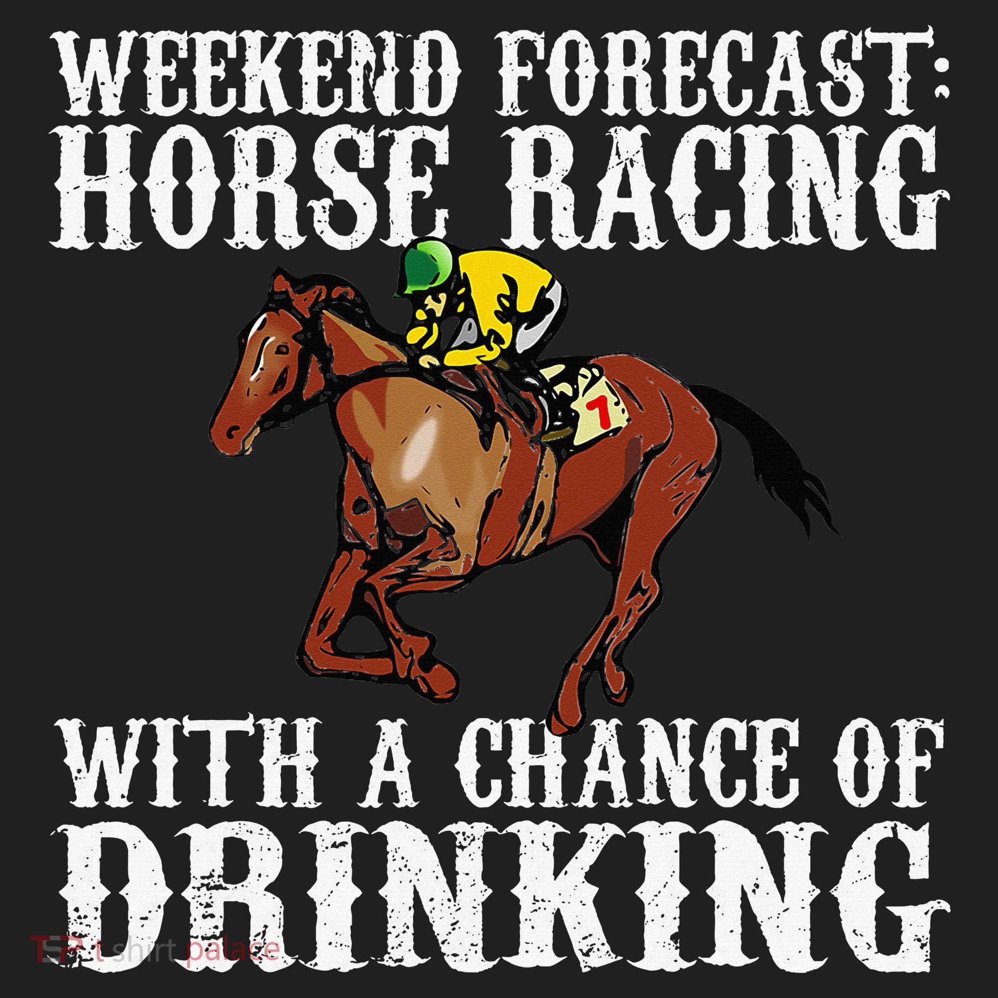 Weekend Forecast Horse Racing Chance Of Drinking Derby Gift Beanie