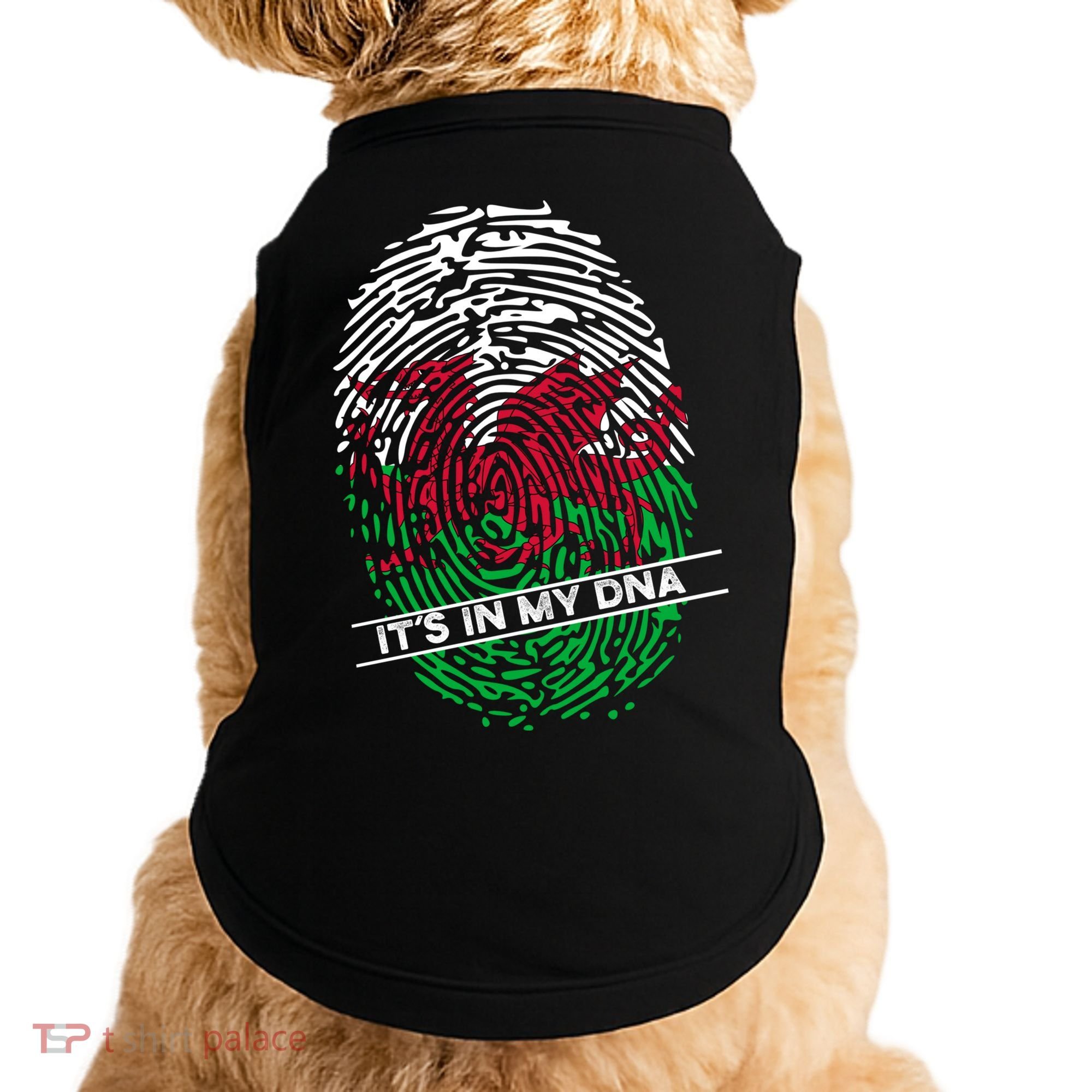 Welsh Flag Its In My Dna Cool Gift Doggie Tank