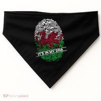 Welsh Flag Its In My Dna Cool Gift USA-Made Doggie Bandana thumb 0